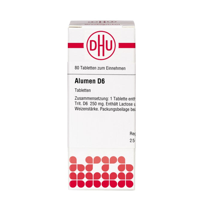 Alumen D6 DHU Tabletten, 80 St. Tabletten