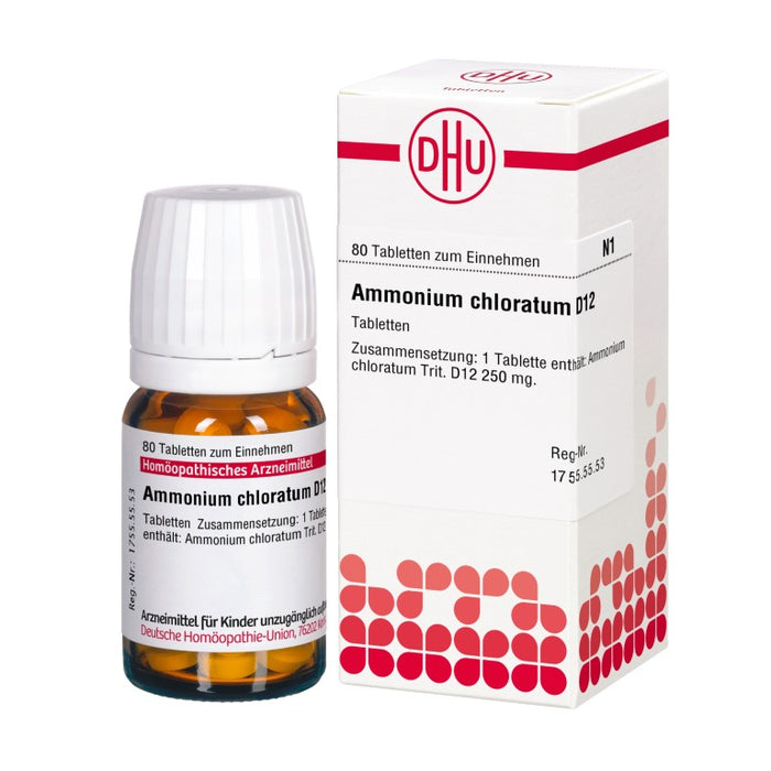 Ammonium chloratum D12 DHU Tabletten, 80 St. Tabletten