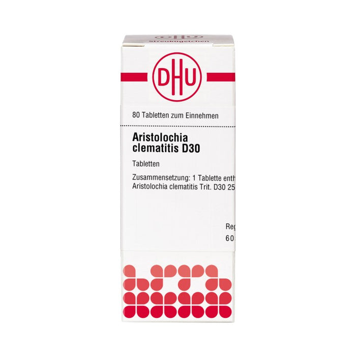 DHU Aristolochia clematitis D30 Tabletten, 80 St. Tabletten