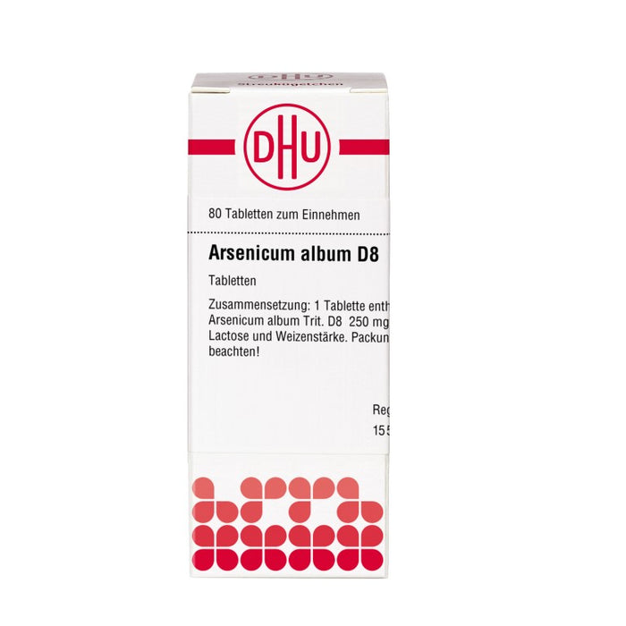 DHU Arsenicum album D8 Tabletten, 80 St. Tabletten