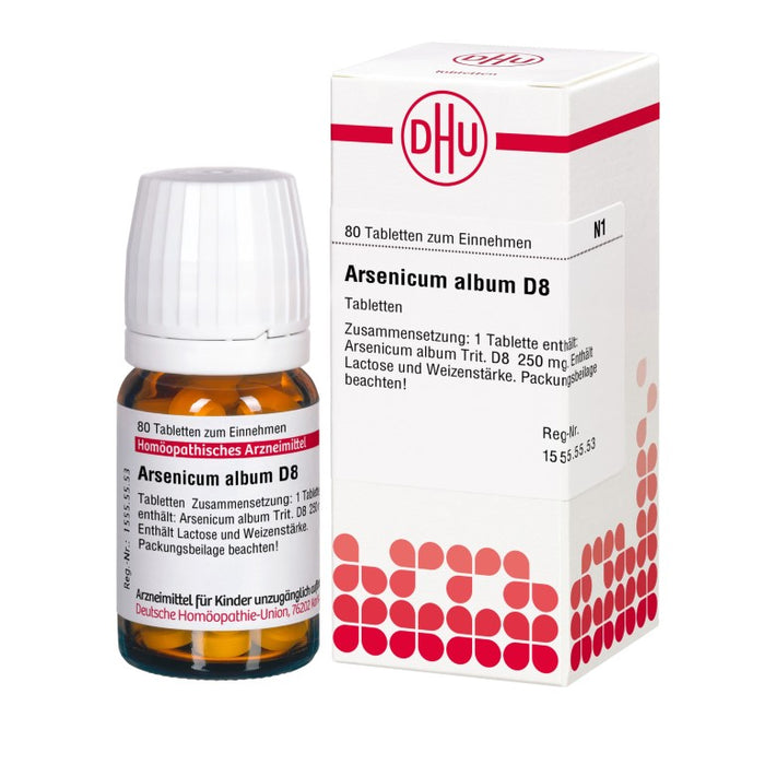 DHU Arsenicum album D8 Tabletten, 80 pcs. Tablets