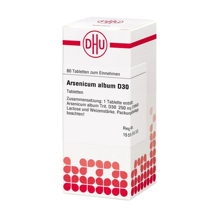 DHU Arsenicum album D30 Tabletten, 80 pcs. Tablets