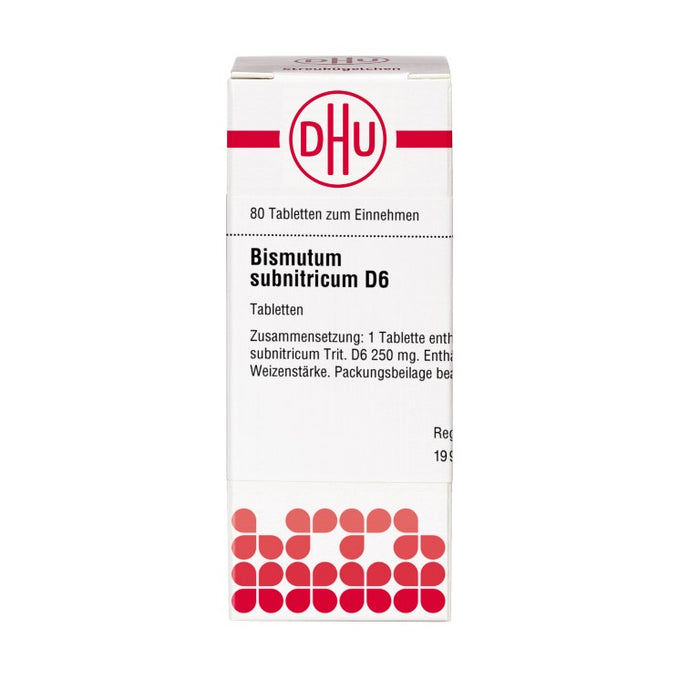 DHU Bismutum subnitricum D6 Tabletten, 80 pcs. Tablets