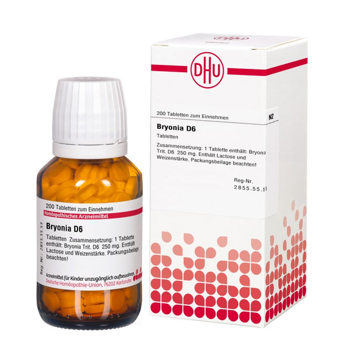 DHU Bryonia D6 Tabletten, 200 St. Tabletten