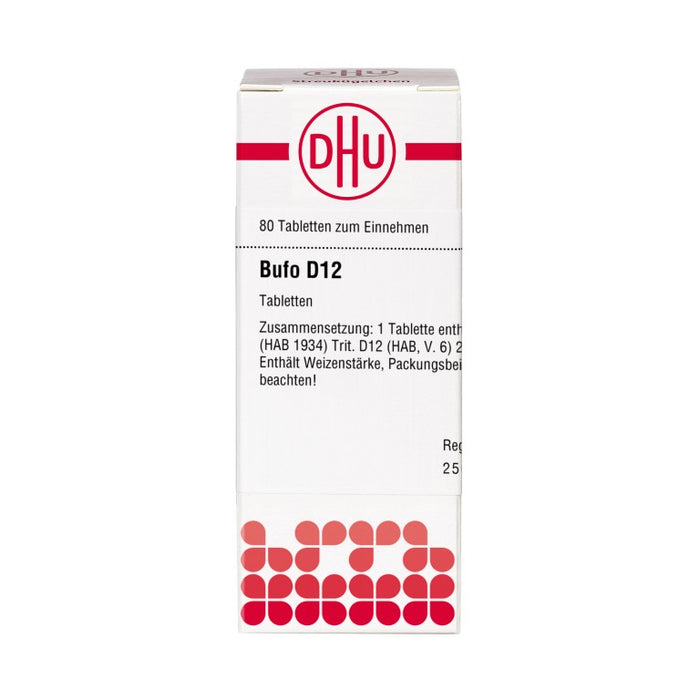 DHU Bufo D 12 Tabletten, 80 pcs. Tablets