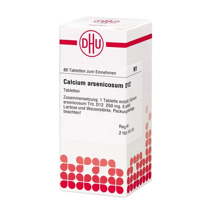 DHU Calcium arsenicosum D12 Tabletten, 80 St. Tabletten