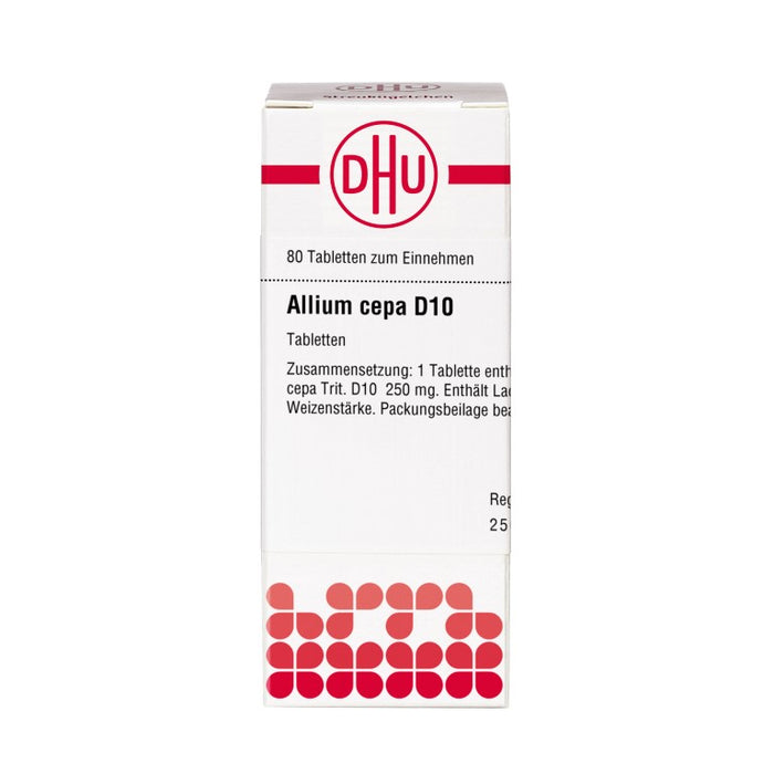 DHU Allium cepa D10 Tabletten, 80 pc Tablettes