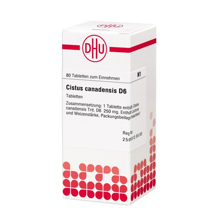 DHU Cistus canadensis D6 Tabletten, 80 pcs. Tablets