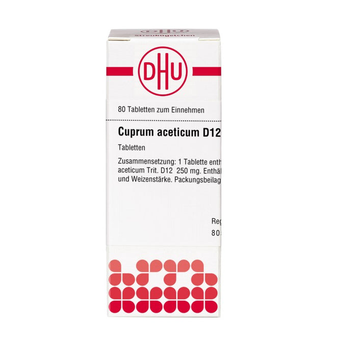 DHU Cuprum aceticum D12 Tabletten, 80 pcs. Tablets