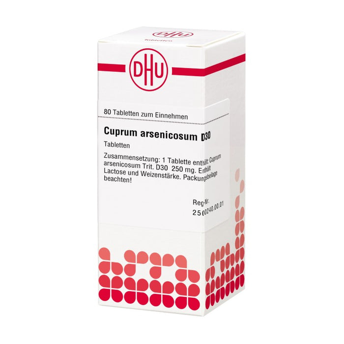 DHU Cuprum arsenicosum D30 Tabletten, 80 pcs. Tablets