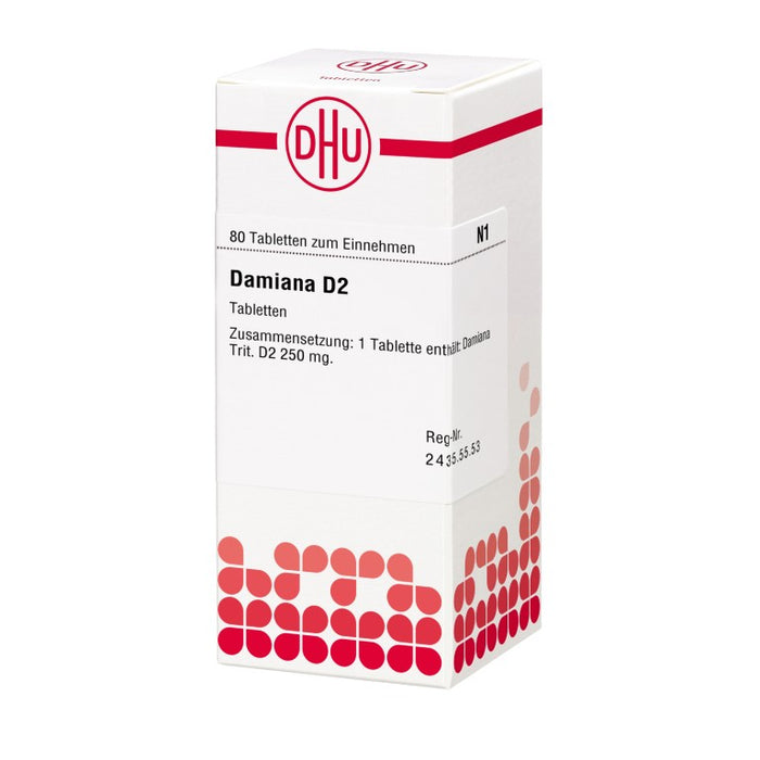 DHU Damiana D2 Tabletten, 80 pc Tablettes