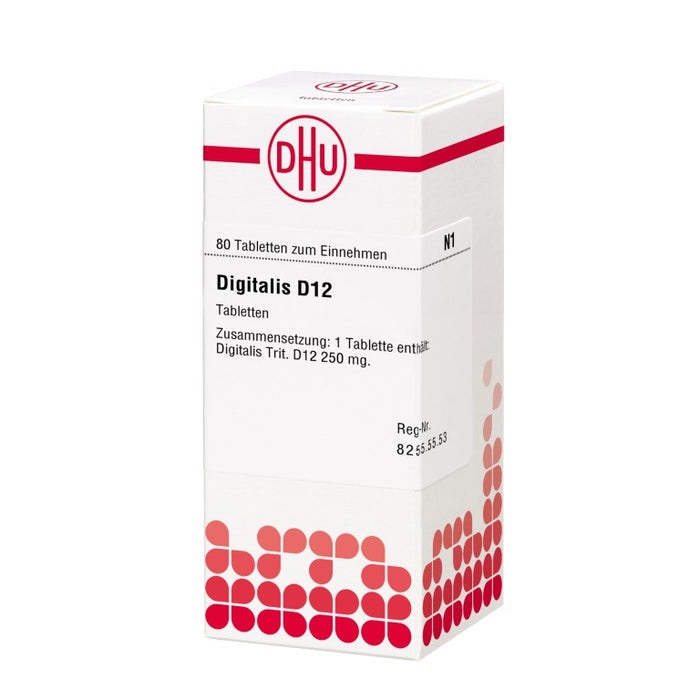 Digitalis D12 DHU Tabletten, 80 St. Tabletten