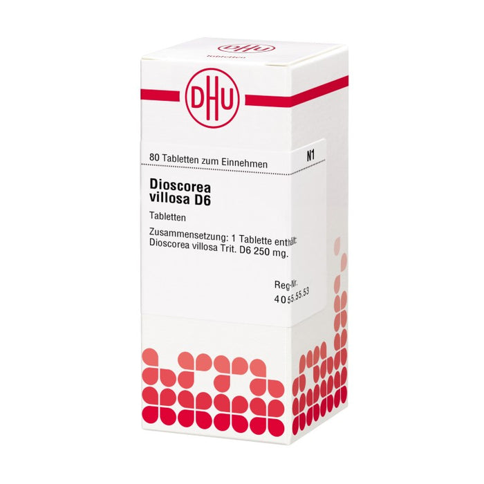 DHU Dioscorea villosa D6 Tabletten, 80 pc Tablettes