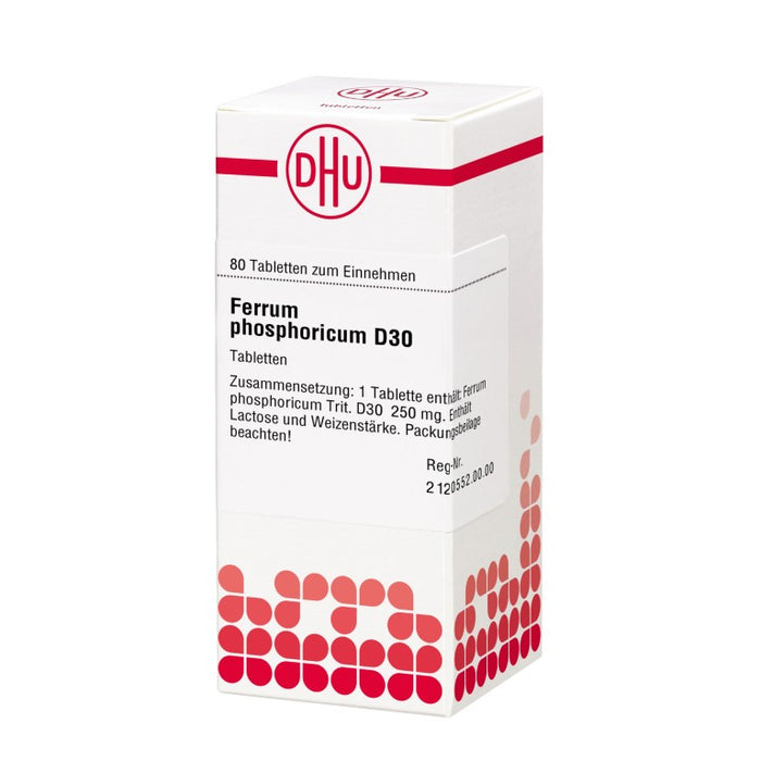 DHU Ferrum phosphoricum D30 Tabletten, 80 St. Tabletten