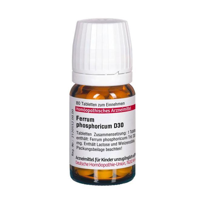 DHU Ferrum phosphoricum D30 Tabletten, 80 St. Tabletten