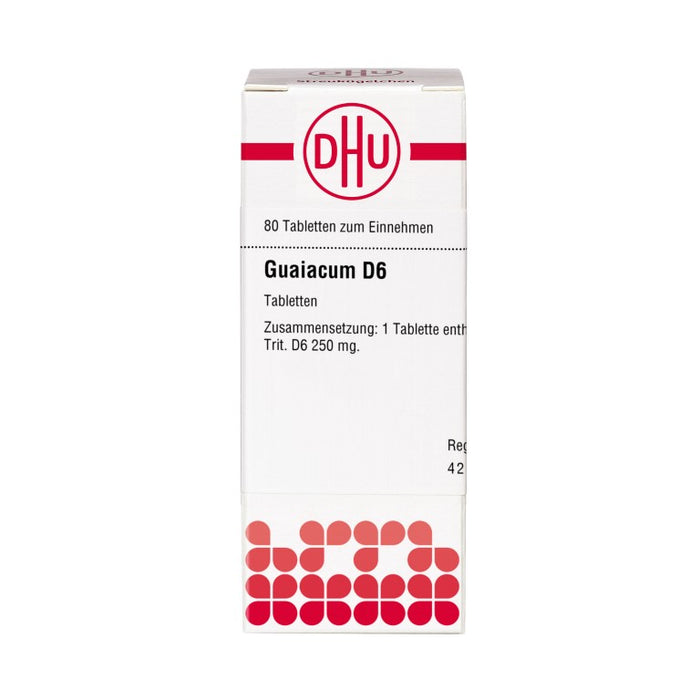 DHU Guaiacum D6 Tabletten, 80 pc Tablettes