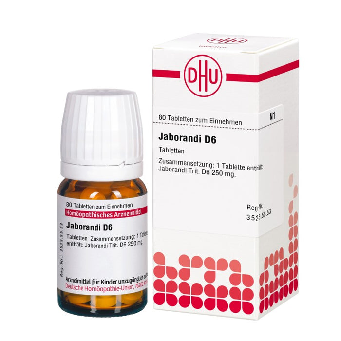 DHU Jaborandi D6 Tabletten, 80 pcs. Tablets