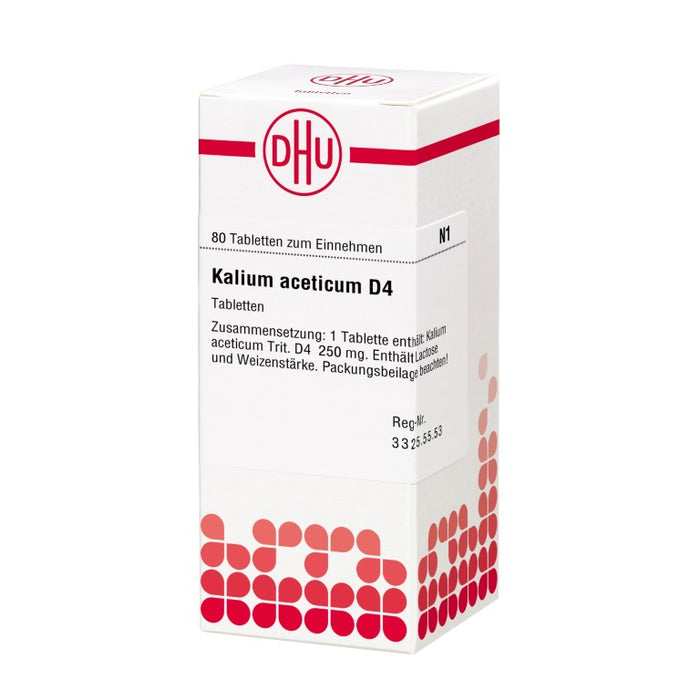 Kalium aceticum D4 DHU Tabletten, 80 St. Tabletten