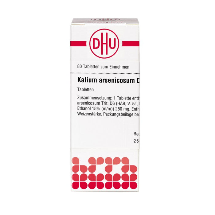 DHU Kalium arsenicosum D6 Tabletten, 80 St. Tabletten