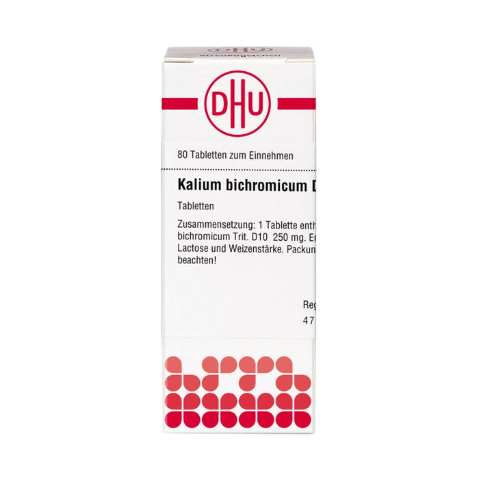 Kalium bichromicum D10 DHU Tabletten, 80 St. Tabletten