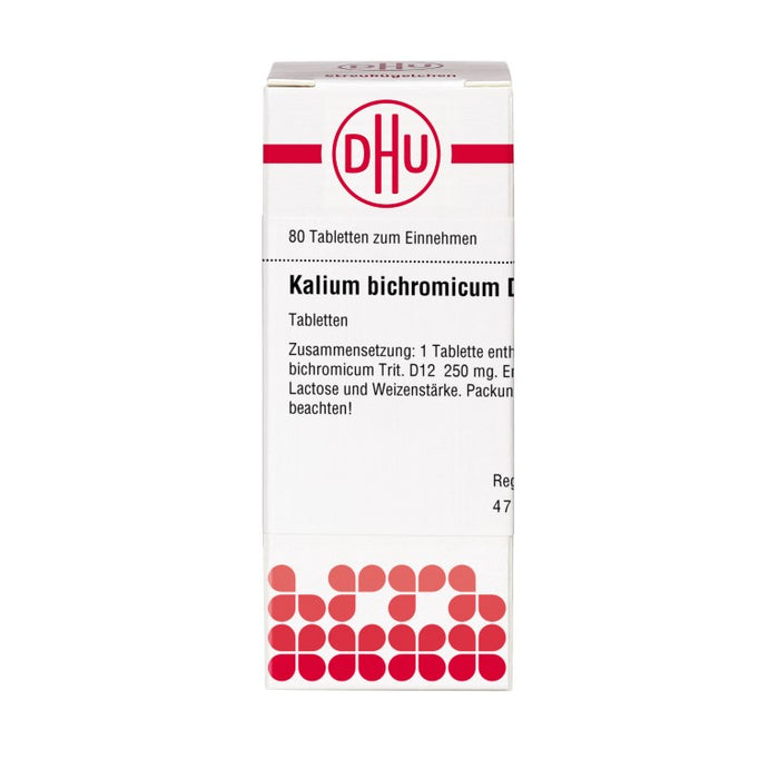 DHU Kalium bichromicum D12 Tabletten, 80 pcs. Tablets