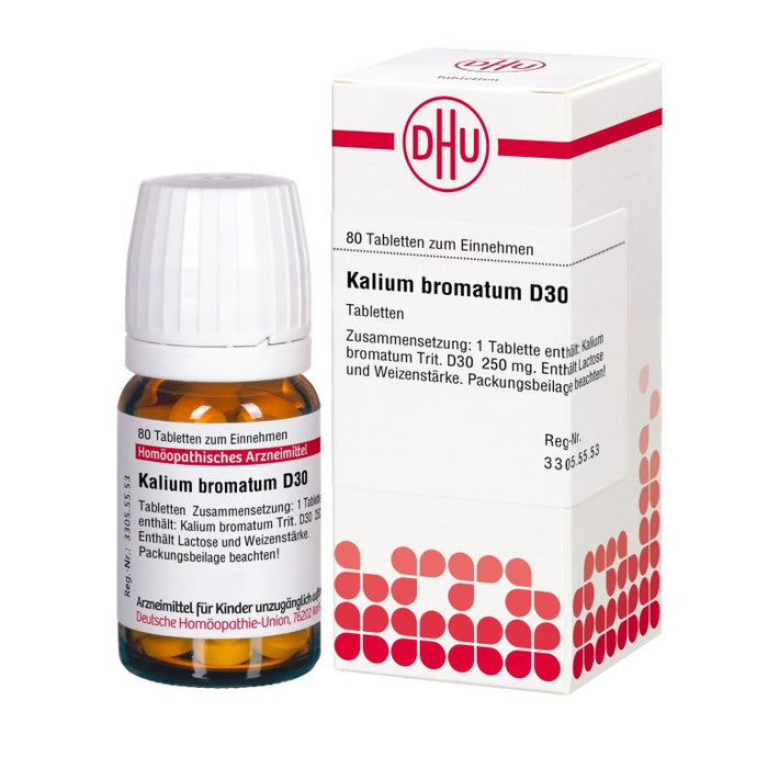 DHU Kalium bromatum D30 Tabletten, 80 St. Tabletten