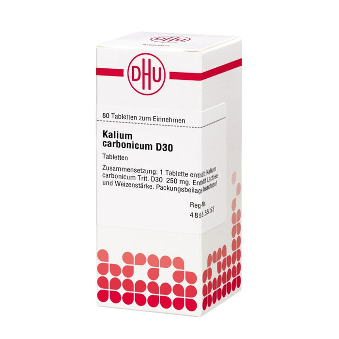 DHU Kalium carbonicum D30 Tabletten, 80 pc Tablettes