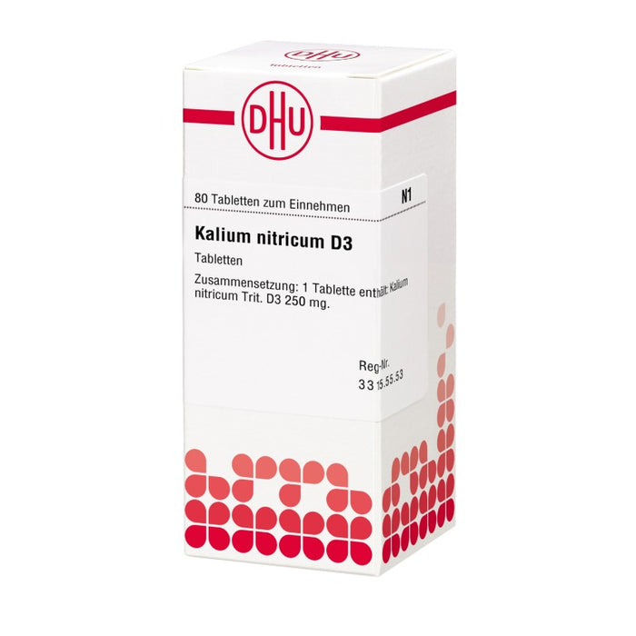 DHU Kalium nitricum D3 Tabletten, 80 St. Tabletten