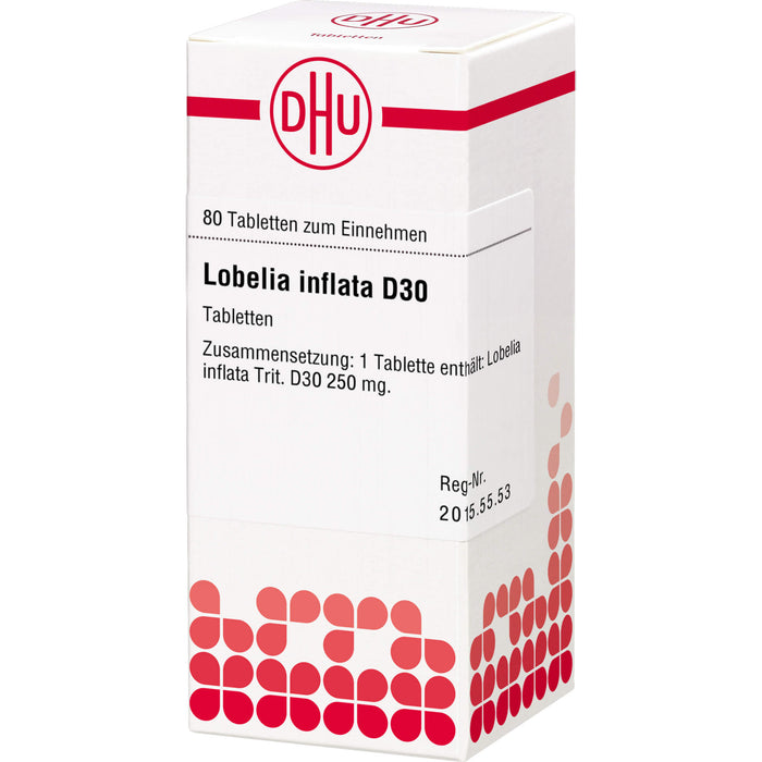 Lobelia inflata D30 DHU Tabletten, 80 St. Tabletten