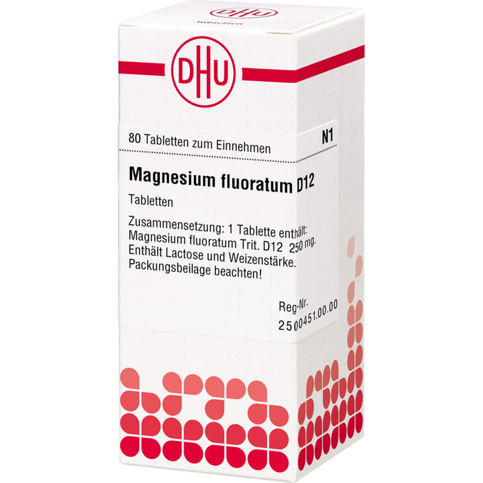 DHU Magnesium fluoratum D12 Tabletten, 80 pc Tablettes