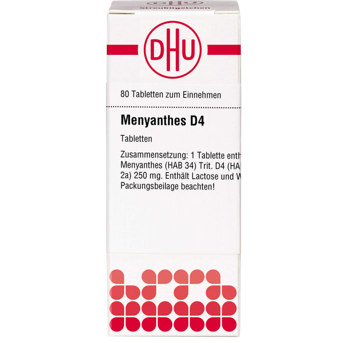 Menyanthes D4 DHU Tabletten, 80 St. Tabletten