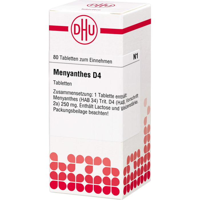 Menyanthes D4 DHU Tabletten, 80 St. Tabletten