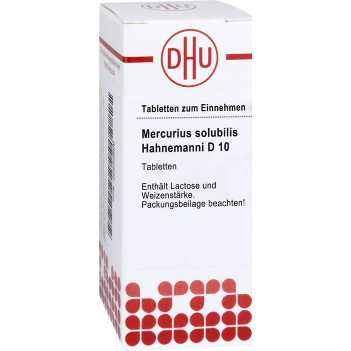 DHU Mercurius solubilis Hahnemanni D10 Tabletten, 80 pcs. Tablets