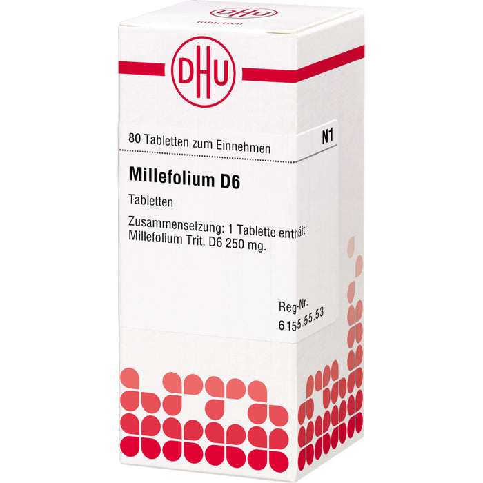 DHU Millefolium D6 Tabletten, 80 pc Tablettes