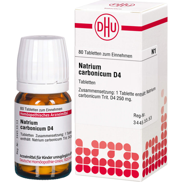 DHU Natrium carbonicum D4 Tabletten, 80 St. Tabletten