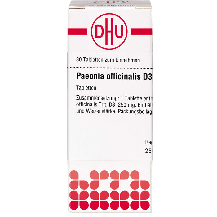 DHU Paeonia officinalis D3 Tabletten, 80 pc Tablettes