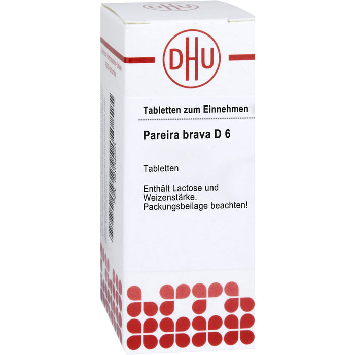 DHU Pareira brava D6 Tabletten, 80 St. Tabletten