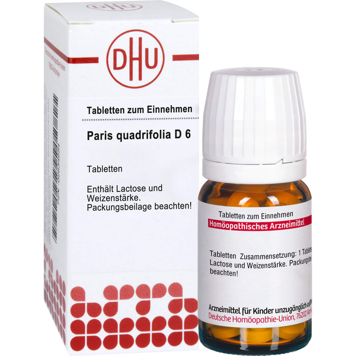 DHU Paris quadrifolia D 6 Tabletten, 80 pcs. Tablets