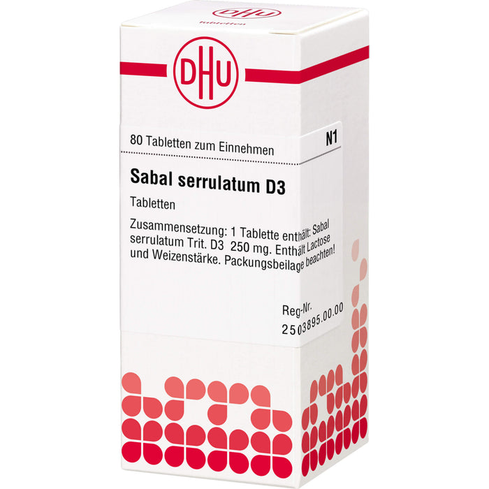 DHU Sabal serrulatum D3 Tabletten, 80 pcs. Tablets