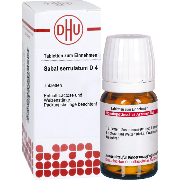 DHU Sabal serrulatum D4 Tabletten, 80 pc Tablettes