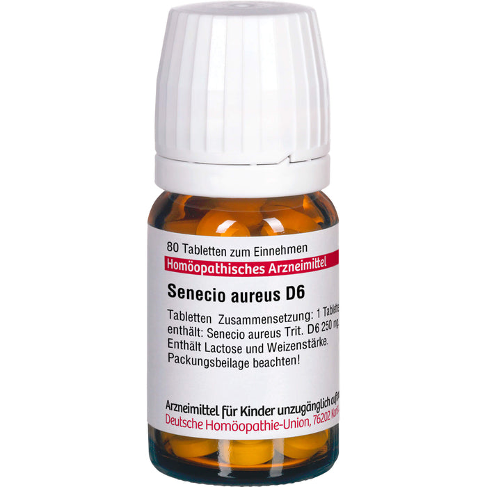 Senecio aureus D6 DHU Tabletten, 80 St. Tabletten