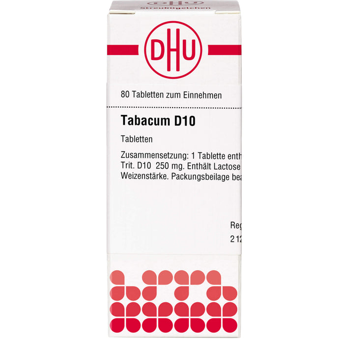 DHU Tabacum D10 Tabletten, 80 St. Tabletten