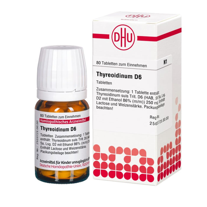 DHU Thyreoidinum D6 Tabletten, 80 pcs. Tablets