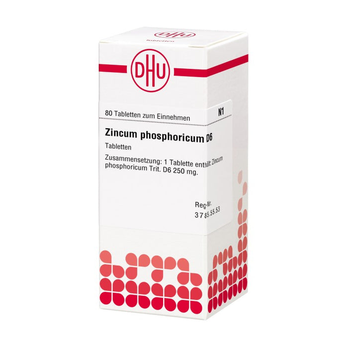 DHU Zincum phosphoricum D6 Tabletten, 80 St. Tabletten