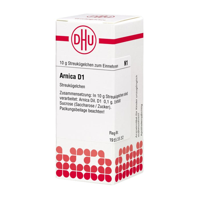 DHU Arnica D1 Streukügelchen, 10 g Globuli