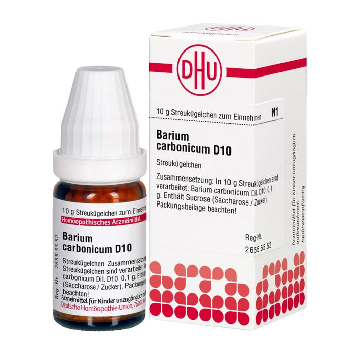 Barium carbonicum D10 DHU Globuli, 10 g Globuli