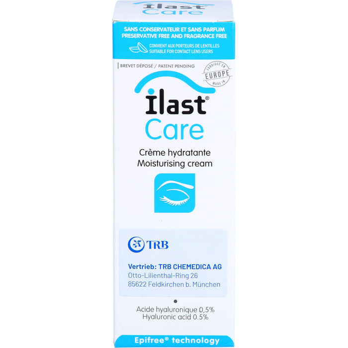 ilast Care Creme bei Augenliderkrankungen, 30 ml Creme