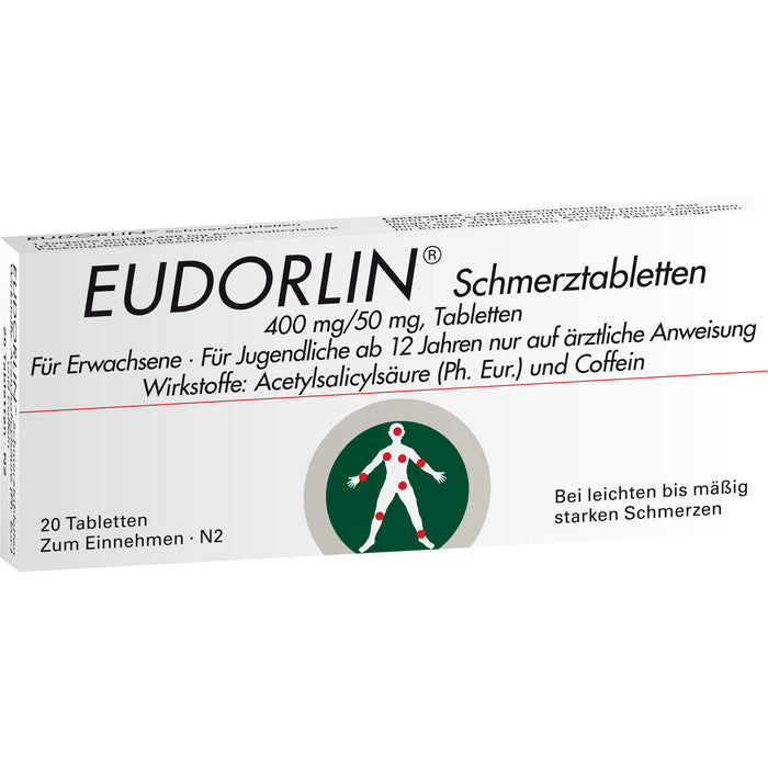 EUDORLIN Schmerztabletten, 20 pc Tablettes