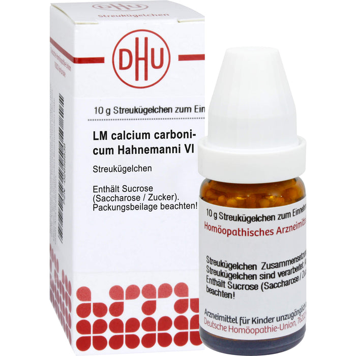 DHU Calcium carbonicum Hahnemanni LM VI Streukügelchen, 5 g Globules