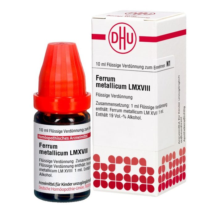 Ferrum metallicum LM XVIII DHU Dilution, 10 ml Lösung